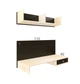Стіл комп'ютерний навісний з ЛДСП Comfy Home AirTable R1 Kit Zeus венге/дуб молочний - зображення 4