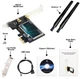 Двохдіапазонний PCI-E Wi-Fi 6 3000Mbps + BT5.2 (Intel AX200) адаптер 2.4G/5Ghz + Bluetooth 5.2 (PCE-AX200NGW) - зображення 3