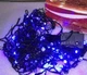 Гирлянда Бахрома шестигранная 120 Led (черный кабель) Синяя (3м) - изображение 1