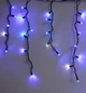 Гирлянда Бахрома 320 Led (черный кабель) Синяя (7м) - изображение 2