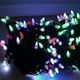 Гірлянда Бахрома 3на 50 Led (чорний кабель) Кольорова 7м - зображення 1