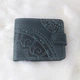 Кошелек кожаный маленький с четырьмя отделами для карт и паспорта Презент Египетский круг Сета зеленый - изображение 1