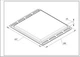 Деко емалір. 447x366x25mm для духовки Indesit, Ariston - зображення 4