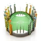 Металлический конструктор 3Д Metal Earth - Harry Potter - Quidditch Pitch, MMS466 - изображение 5