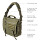 Плечевая сумка First Tactical Summit Side Satchel 180012 Койот (Coyote) - изображение 8