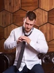 Рубашка для мужчин белая классическая с длинным рукавом BROSTEM ТС2 S - изображение 4