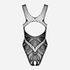 Body erotyczne Obsessive B138 S/M/L Czarny (5901688239902) - obraz 6