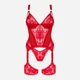 Erotyczny gorset Obsessive Belovya XS/S Red (5901688239766) - obraz 5