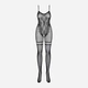 Kombinezon erotyczny Obsessive F213 S/M/L Czarny (5901688207079) - obraz 5