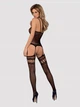 Kombinezon erotyczny Obsessive F214 S/M/L Czarny (5901688207055) - obraz 5