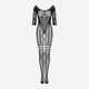 Kombinezon erotyczny Obsessive G329 S/M/L Czarny (5901688239438) - obraz 6