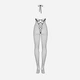 Kombinezon erotyczny Obsessive N106 S/M/L Czarny (5900308558928) - obraz 6
