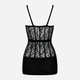 Sukienka erotyczna Obsessive D605 S/M/L Black (5901688208915) - obraz 6