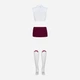 Przebranie erotyczne damskie Obsessive Student S/M White/Burgund (5901688208205) - obraz 6