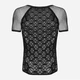 Koszulka erotyczna Obsessive T102 S/M/L Czarny (5901688238912) - obraz 6