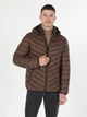 Куртка демисезонная с капюшоном мужская Colin's CL1021308BRW S Brown (CL1021308BRW_S) - изображение 1