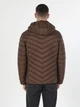 Куртка демисезонная с капюшоном мужская Colin's CL1021308BRW S Brown (CL1021308BRW_S) - изображение 2