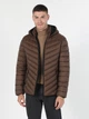 Куртка демисезонная с капюшоном мужская Colin's CL1021308BRW S Brown (CL1021308BRW_S) - изображение 4