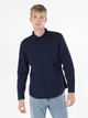 Рубашка хлопковая мужская Colin's CL1061346INV S Indigo (8683197416384) - изображение 3