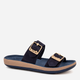 Klapki damskie z klamrami Fantasy Sandals Tessa S900 41 Granatowe (5207200159018) - obraz 1