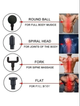 Ручной аккумуляторный массажный пистолет Fascial Gun массажер для всего тела - изображение 2