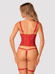 Erotyczny gorset Obsessive Belovya XS/S Red (5901688239766) - obraz 2