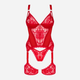 Erotyczny gorset Obsessive Belovya XS/S Red (5901688239766) - obraz 5