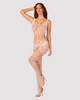 Kombinezon erotyczny Obsessive G330 XL/2XL White (5901688239360) - obraz 3