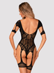 Kombinezon erotyczny Obsessive G334 S/M/L Czarny (5901688250396) - obraz 4