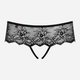 Majtki erotyczne brazylijskie Obsessive Merossa S/M Black (5901688213377) - obraz 5