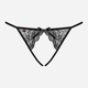 Majtki erotyczne brazylijskie Obsessive Miamor S/M Black (5901688209912) - obraz 5