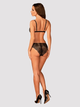 Biustonosz erotyczny Obsessive Mibelia M/L Black (5901688239681) - obraz 4
