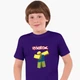 Детская футболка Роблокс (Roblox) (25186-1707) 122-128 см Хлопок Фиолетовый - изображение 1