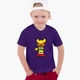 Дитяча футболка Бравл Старс Леон Пікачу (Brawl Stars Leon Pikachu) (25186-2601) 146-152 см Бавовна Фіолетовий - зображення 3