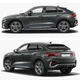 Брызговики Audi Q3 SPORTBACK 2020+ комплект 4 шт. для Audi Q3 2019- (8026) - изображение 4