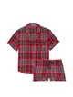 Домашний комплект Victoria’s Secret пижама рубашка и шорты 1159778917 (Красный, XL) - изображение 3