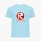 Детская футболка для мальчиков Роблокс (Roblox) (25186-1708-34) 134-140 см Хлопок Голубой - изображение 4