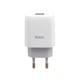 Мережевий зарядний пристрій Hoco C72A Glorious Single Port Charger 1USB 2.1A White - зображення 1