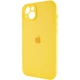 Чехол Fiji Silicone Case Full Camera для Apple iPhone 15 бампер накладка с защитой камеры Bright Yellow - изображение 1