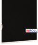Ролета тканевая INROLL Есо-Mini Plus 105х165 см Len Черный 2136 - изображение 4