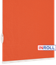 Ролета тканевая INROLL Есо-Mini Plus 92,5х165 см Len Терракотовый 2095 - изображение 4