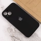Чехол Fiji Silicone Case Full Camera для Apple iPhone 15 Plus бампер накладка с защитой камеры Black - изображение 4