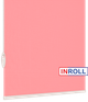 Ролета тканевая INROLL Есо-Mini 42,5х165 см Len Розовый 1870 - изображение 4