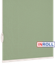 Ролета тканевая INROLL Есо-Mini 110х165 см Len Оливковый 2098 - изображение 4