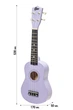 Укулеле ELIMA SOPRANO PURPLE 21" (акційний набір) - зображення 3