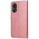 Чехол Deexe Classic Wallet для OPPO Reno 8T - Rose Gold - изображение 7