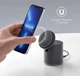 Бездротова зарядка Anker PowerWave Mag-Go 2-in-1 Dock (B2568311) Black - зображення 3