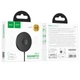 Бездротова зарядка Hoco CW41 Delight 3-in-1 magnetic wireless fast charger Black - зображення 6