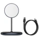 Беспрвоодная зарядка Baseus Swan Magnetic Desktop Bracket Wireless Charger (WXSW-01) Black - изображение 7