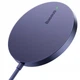 Бездротова зарядка Baseus Simple Mini3 Magnetic Wireless Charger 15W Dusty (CCJJ040205) Purple - зображення 1